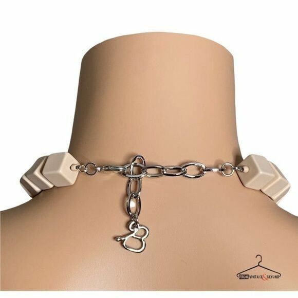 Diana Broussard Spiked Cube Abstract Necklace - Picture 4 of 4